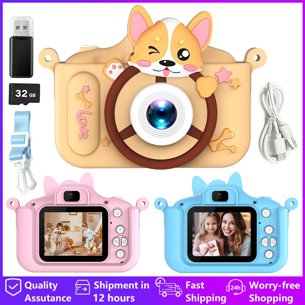 Kids Education News - 1080P HD Kids Camera Toys 2-Inch