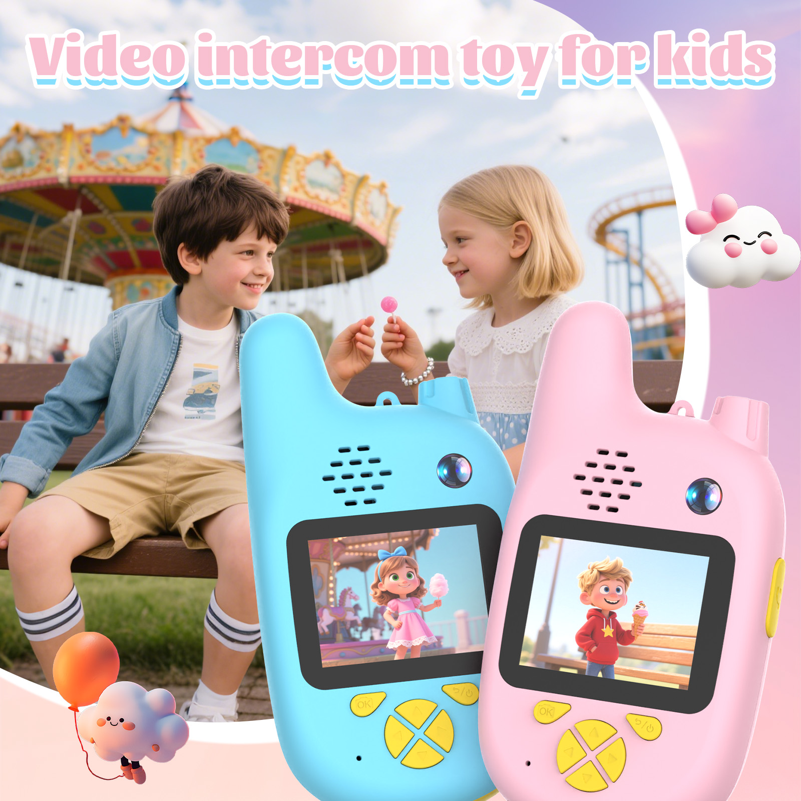 Kids Definition Of Education - Children's Video Walkie Talkies 2 Pack