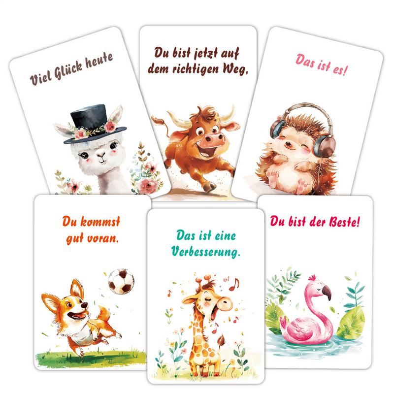 Kids Education Quotes - Empowering Cards For Kids 32 German