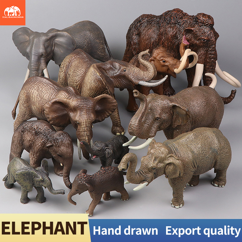 Kids Educational Box - African Wild Animals Big Mammoth Elephant