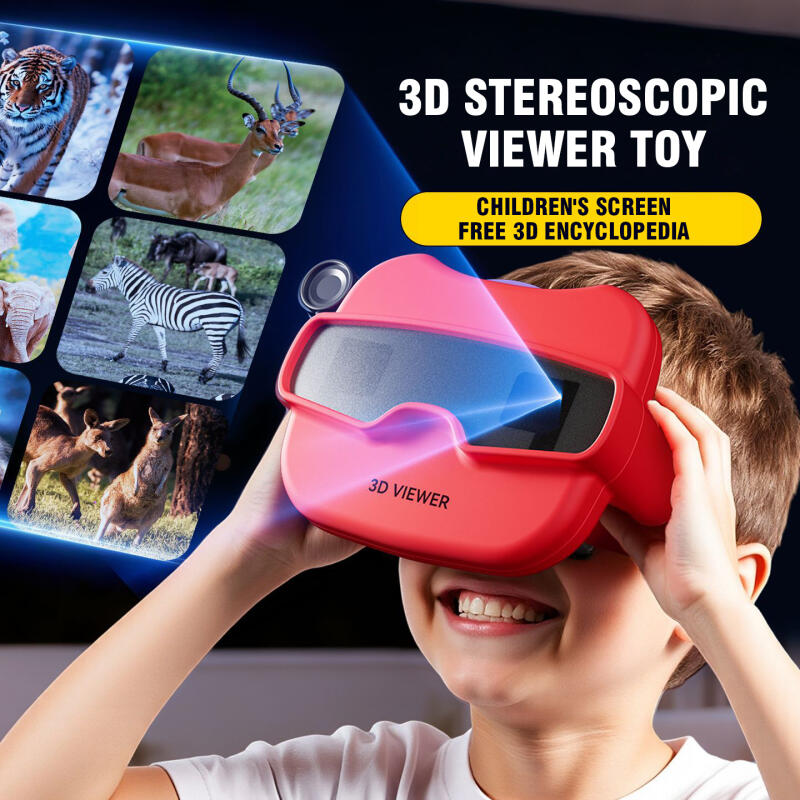 Kids Education Reels - 3D Stereoscopic Film Viewer Toy with