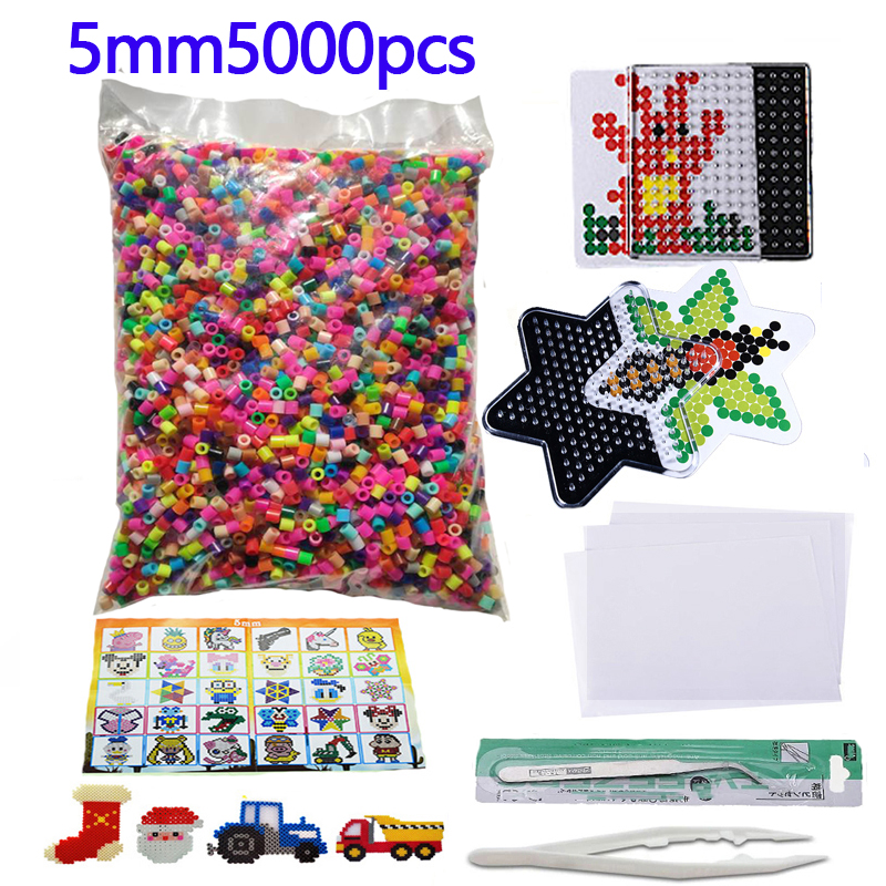 5000pcs large 5mm Hama Beads ( - Kids Education Template avaliação e preço