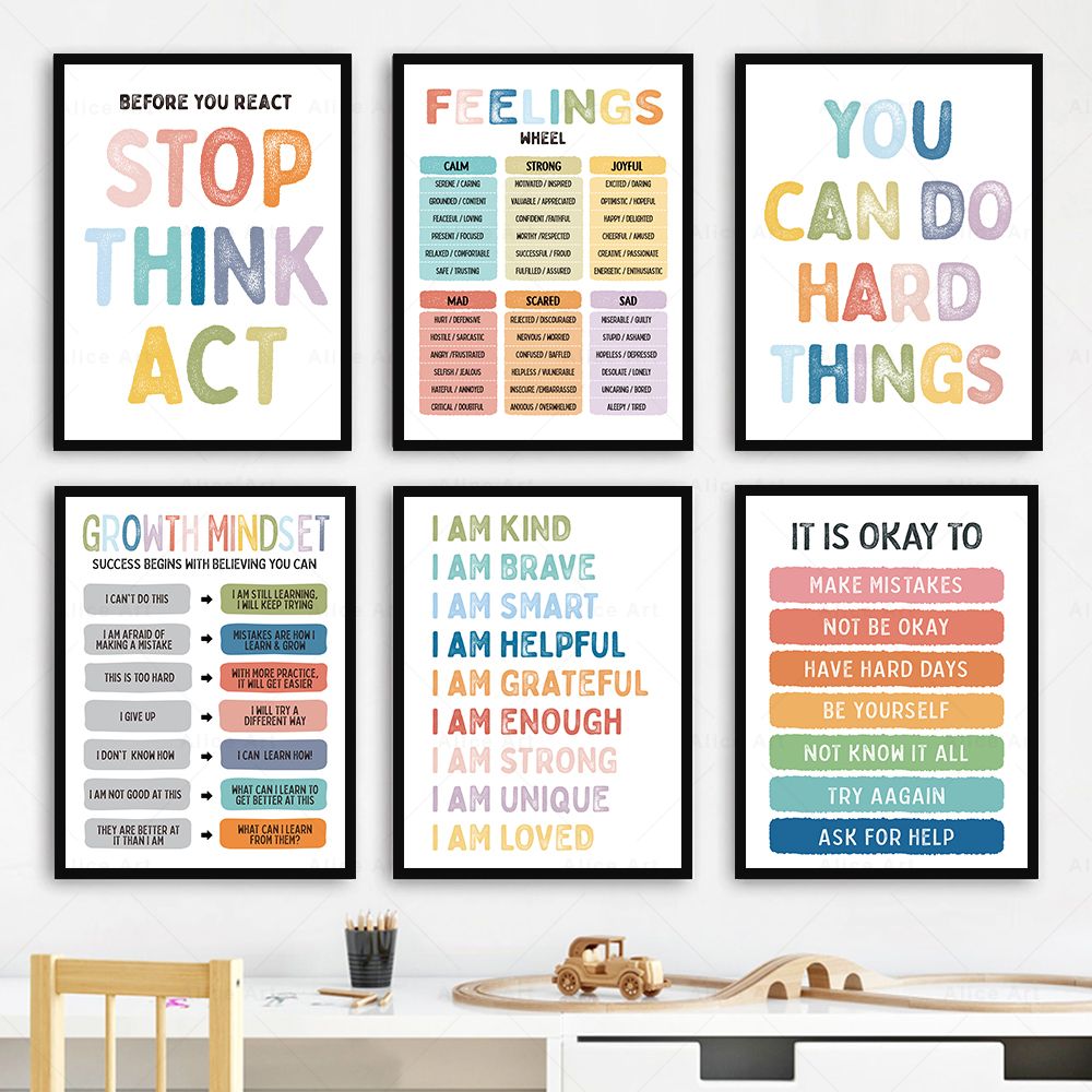Affirmation for Kids Room Post - Kids Education Quotes avaliação e preço