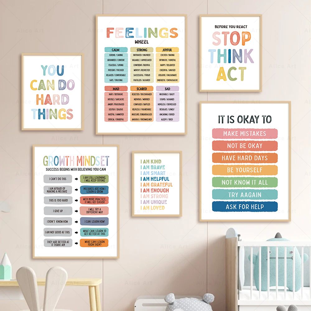 Affirmation for Kids Room Post - Kids Education Quotes avaliação e preço