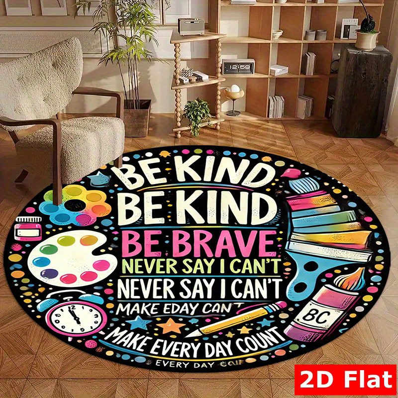 Be Kind Be Brave Motivational  - Kids Education Quotes avaliação e preço