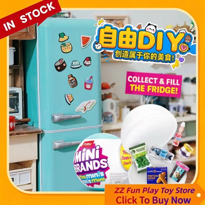 Genuine ZURU Mini Fridge Set P - Kids Educational Box avaliação e preço
