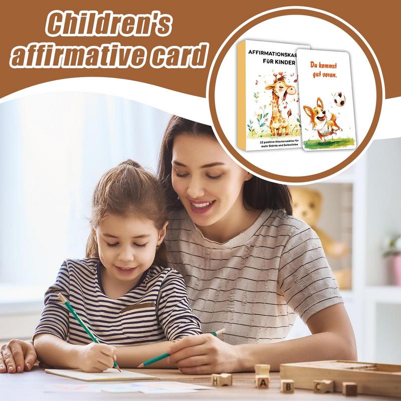 Empowering Cards For Kids 32 G - Kids Education Quotes avaliação e preço