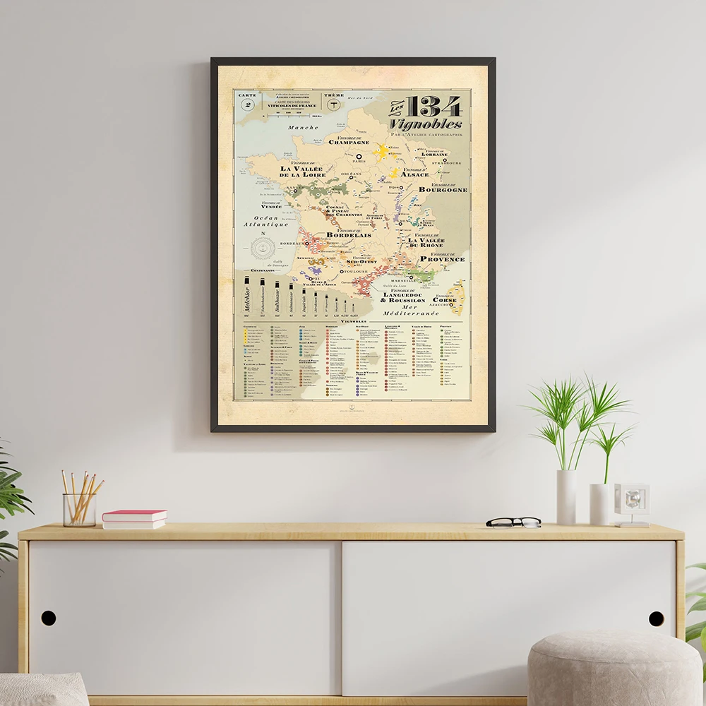 Retro Map Europe City Vines Ma - Kids Education Quotes avaliação e preço