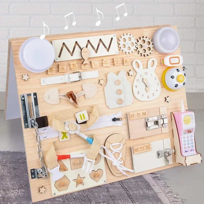 1 piece DIY Montessori Busy Bo - Kids Educational Box avaliação e preço
