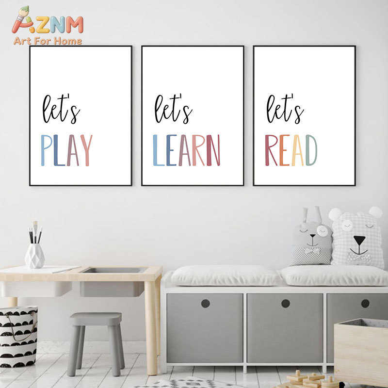 AZNM Let's Read Learn Create C - Kids Education Quotes avaliação e preço