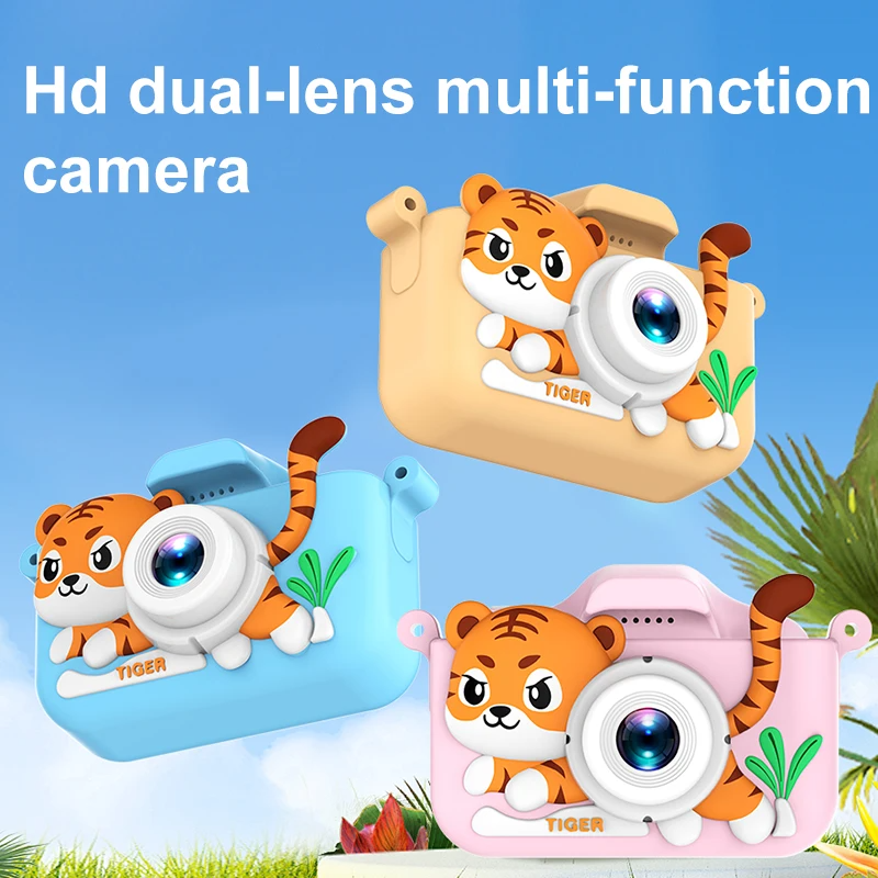 Kids Mini Camera Cartoon Tiger - Kids Education News avaliação e preço