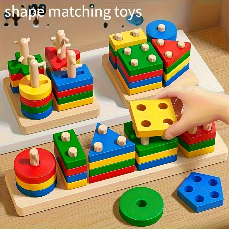 Montessori Wooden Games Baby T - Kids Educational Box avaliação e preço
