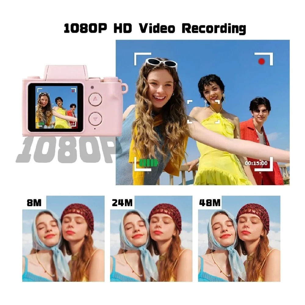 HD 1080P Mini Digital Camera P - Kids Education News avaliação e preço