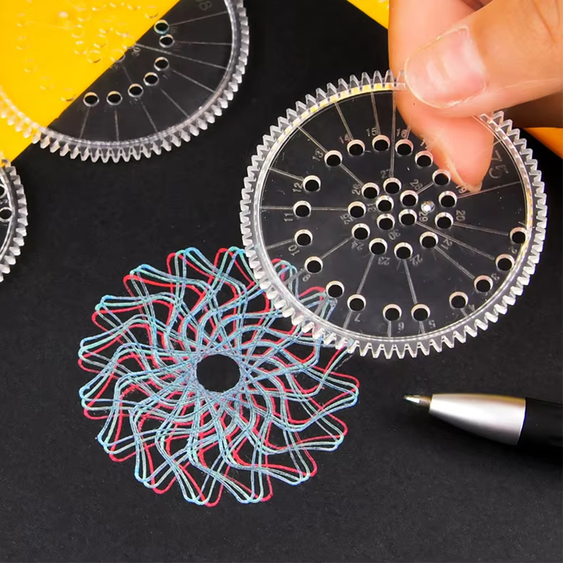 Funny Spirograph Drawing Toys  - Kids Education Template avaliação e preço