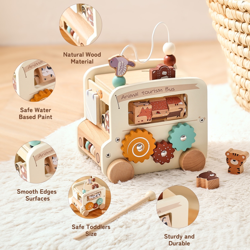 Montessori Wooden Children Toy - Kids Educational Box avaliação e preço
