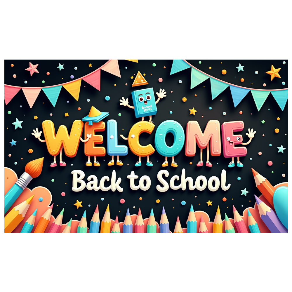 Back To School Banner Colorful - Kids Education Banner avaliação e preço