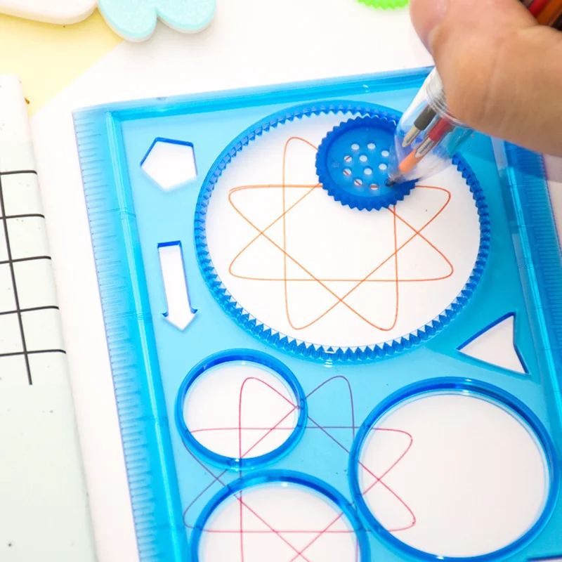 Geometry Spirograph Drawing St - Kids Education Template avaliação e preço