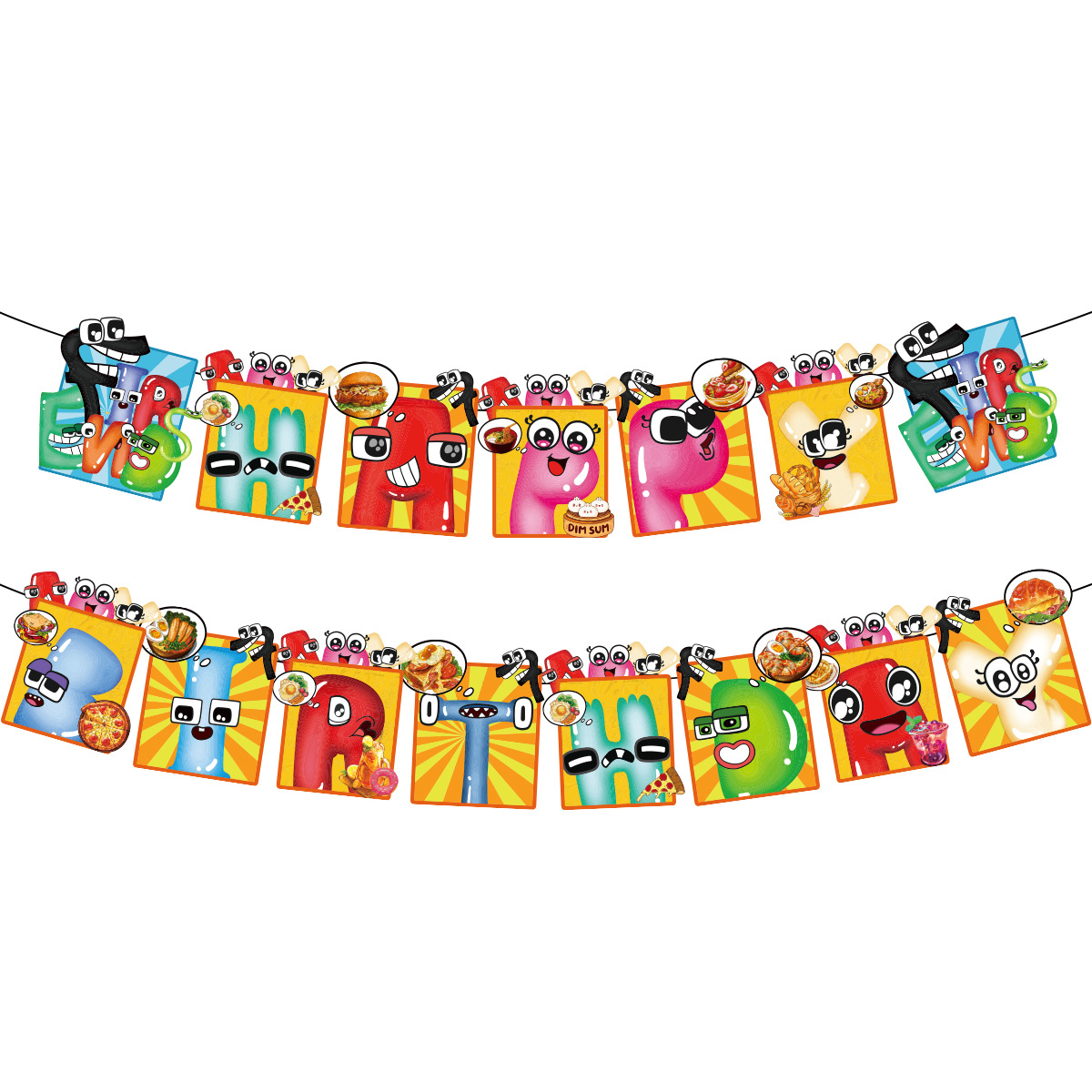 Alphabet Lore Theme Kids Birth - Kids Education Banner avaliação e preço
