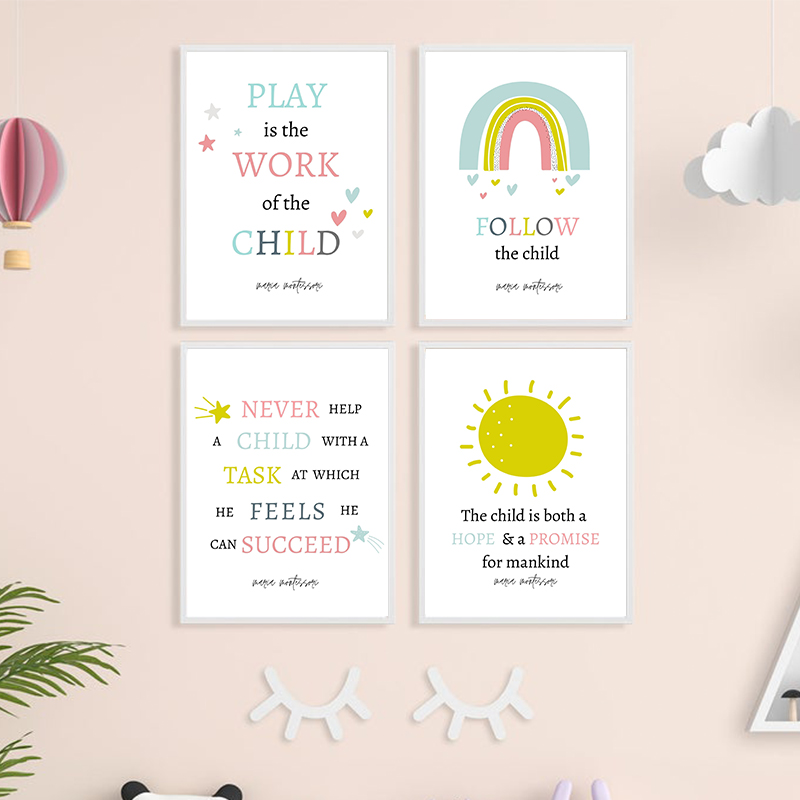 Play is the Work of A Child Qu - Kids Education Quotes avaliação e preço