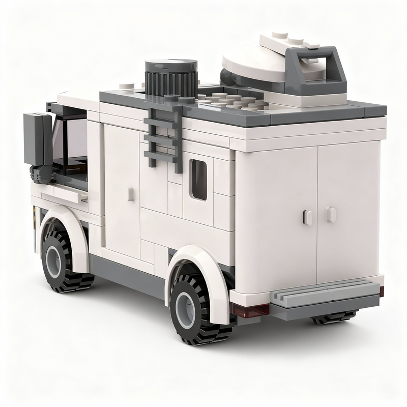 152pcs MOC News Van City Traff - Kids Education News avaliação e preço