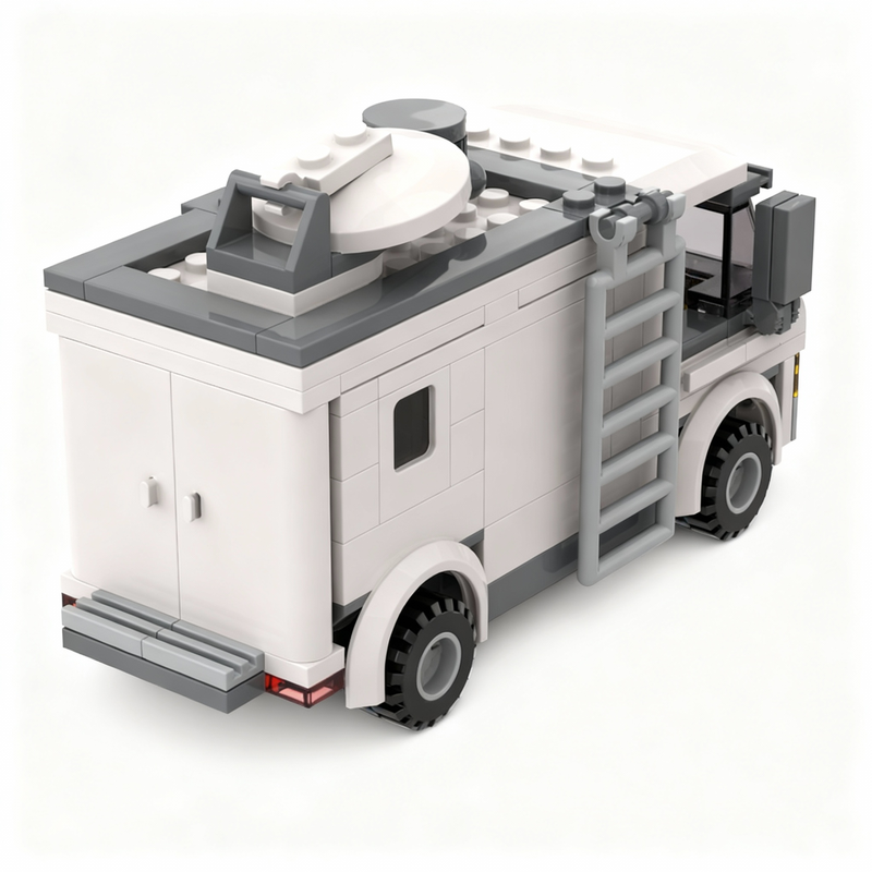 152pcs MOC News Van City Traff - Kids Education News avaliação e preço