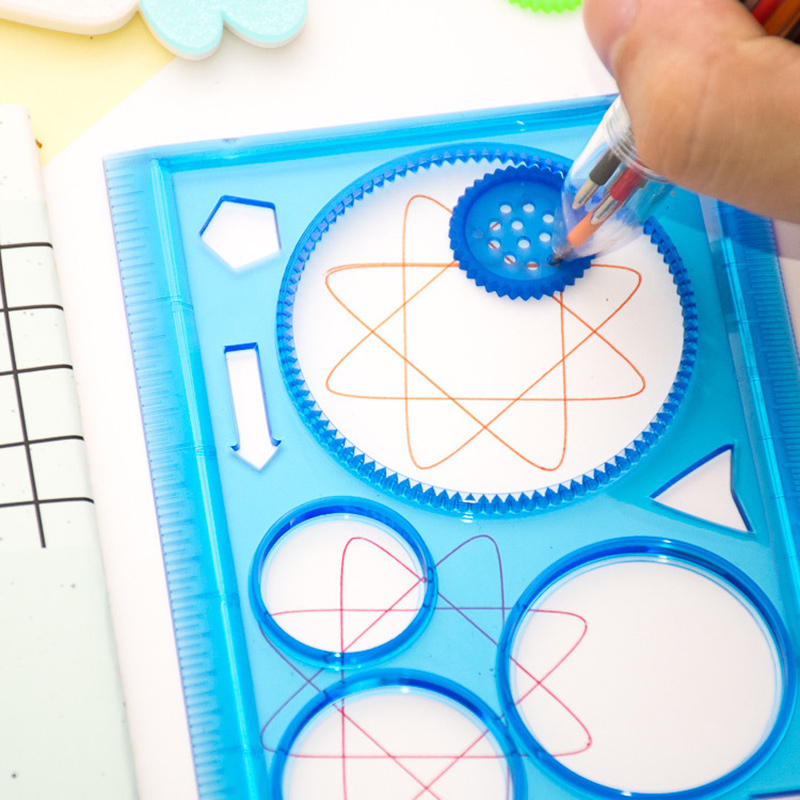 Geometry Spirograph Drawing St - Kids Education Template avaliação e preço
