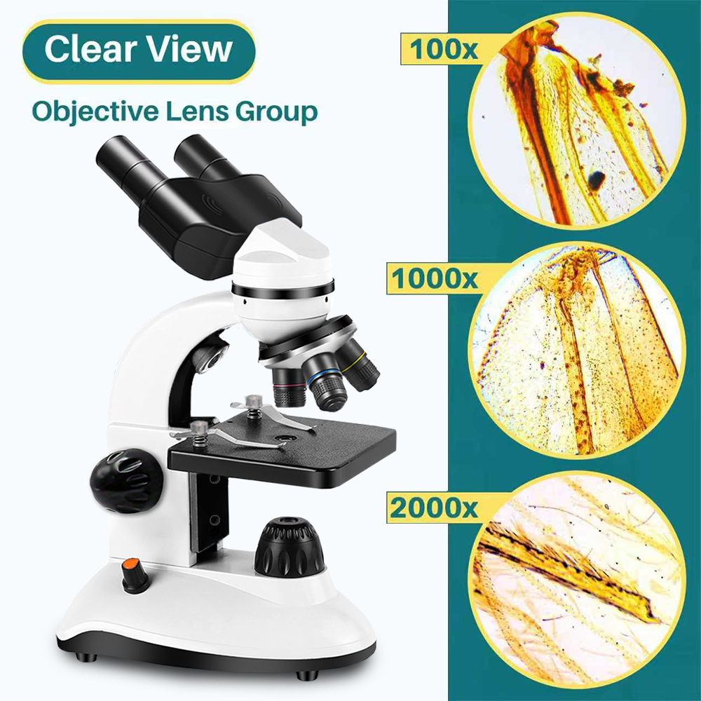 Binocular Microscope, High Def - Kids Definition Of Education avaliação e preço