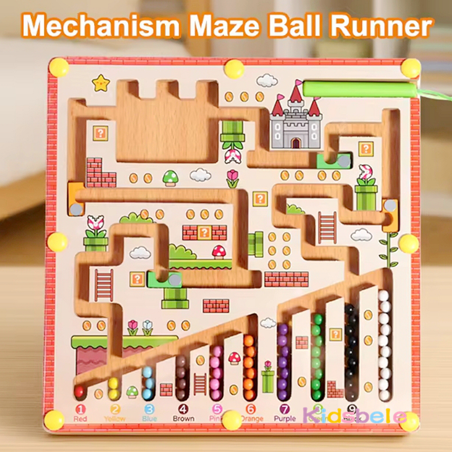 Montessori Maze Board Game Num - Kids Educational Box avaliação e preço