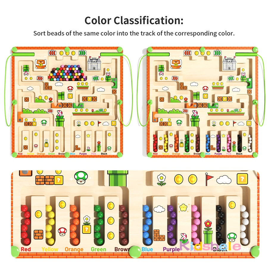 Montessori Maze Board Game Num - Kids Educational Box avaliação e preço