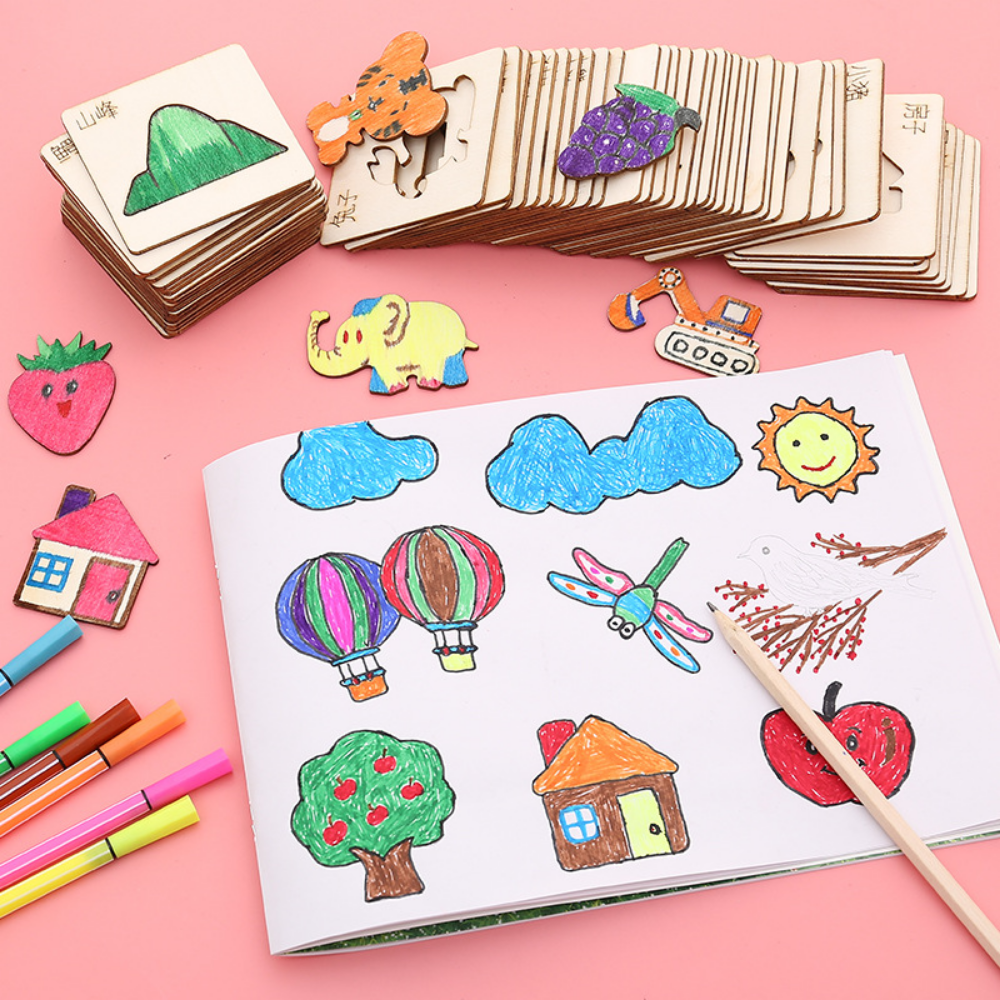 Montessori Kids Toys Drawing T - Kids Education Template avaliação e preço