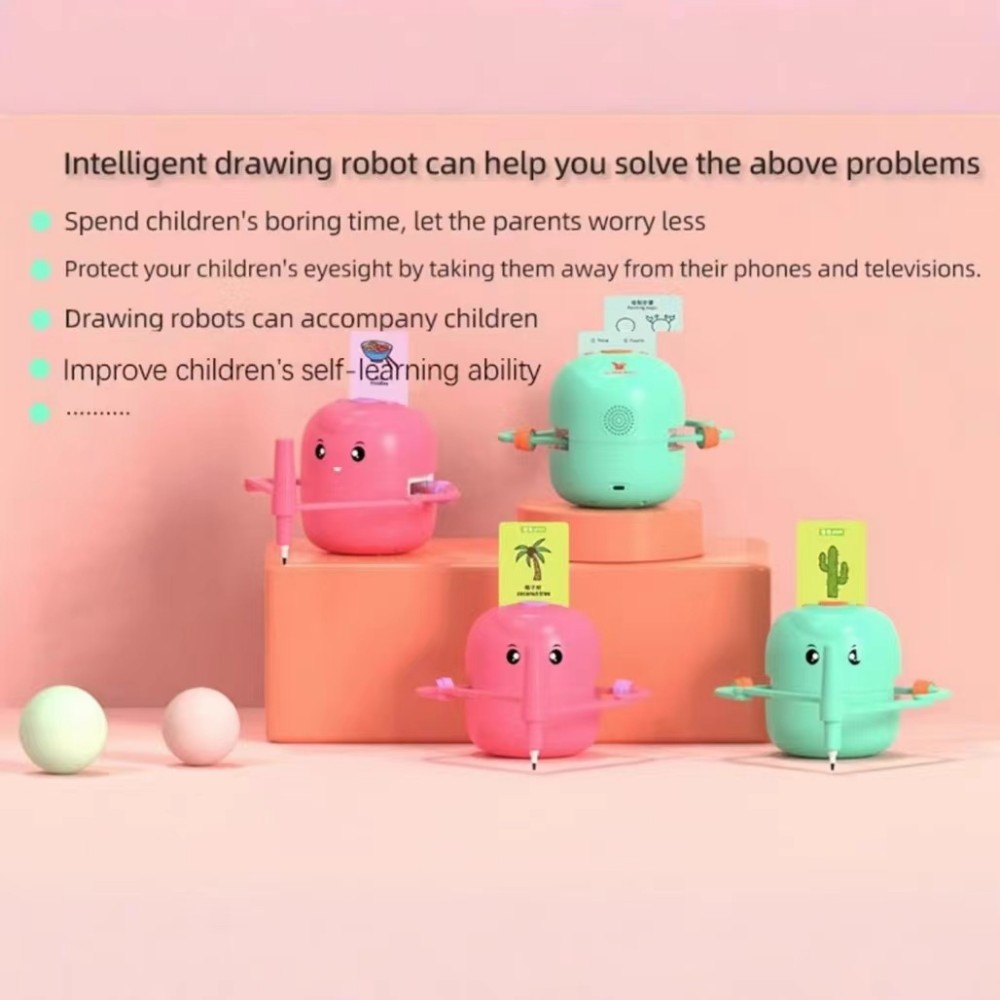 Drawing Robot for Kids Interac - Kids Education Toy avaliação e preço