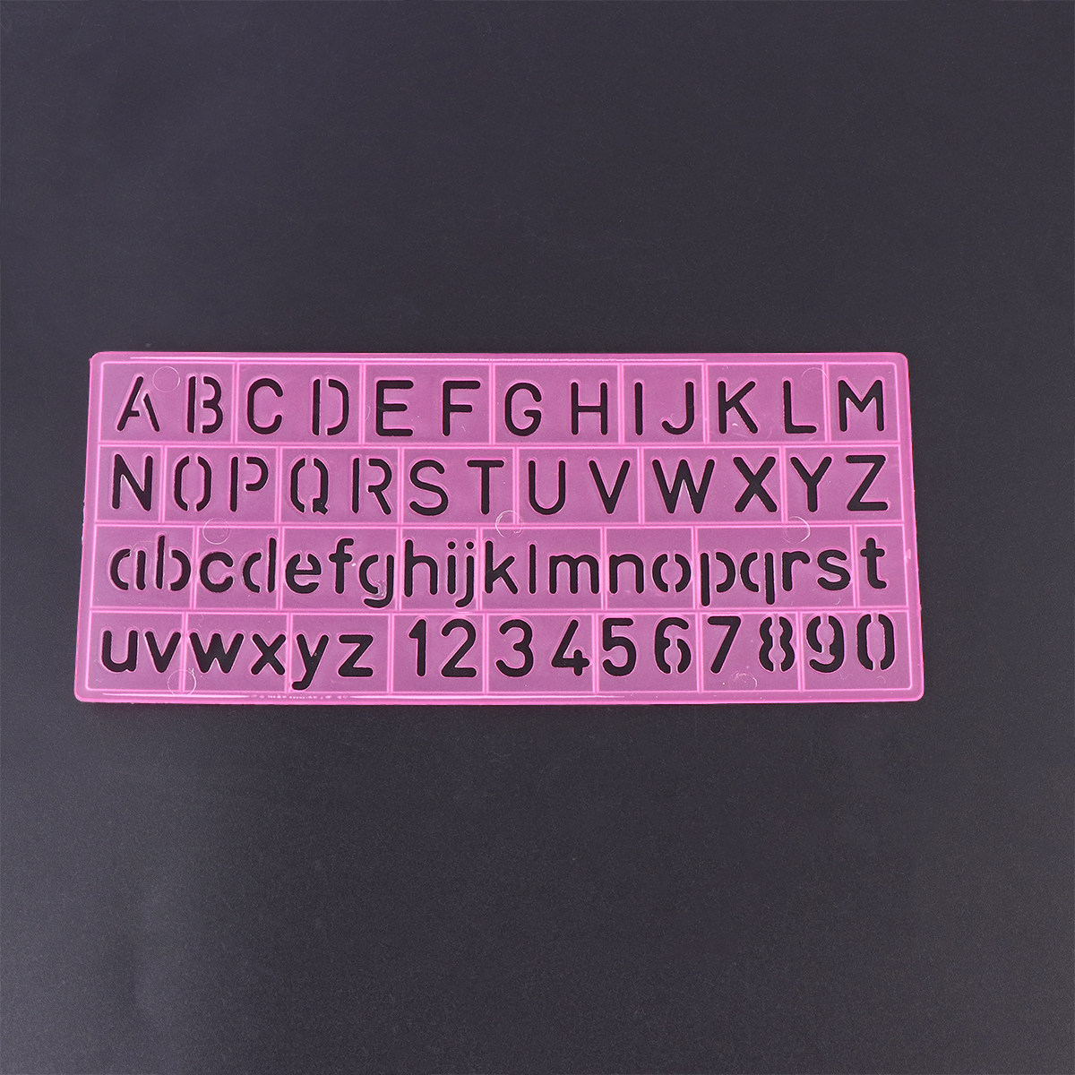 4Pcs Plastic Graffiti Rulers A - Kids Education Template avaliação e preço