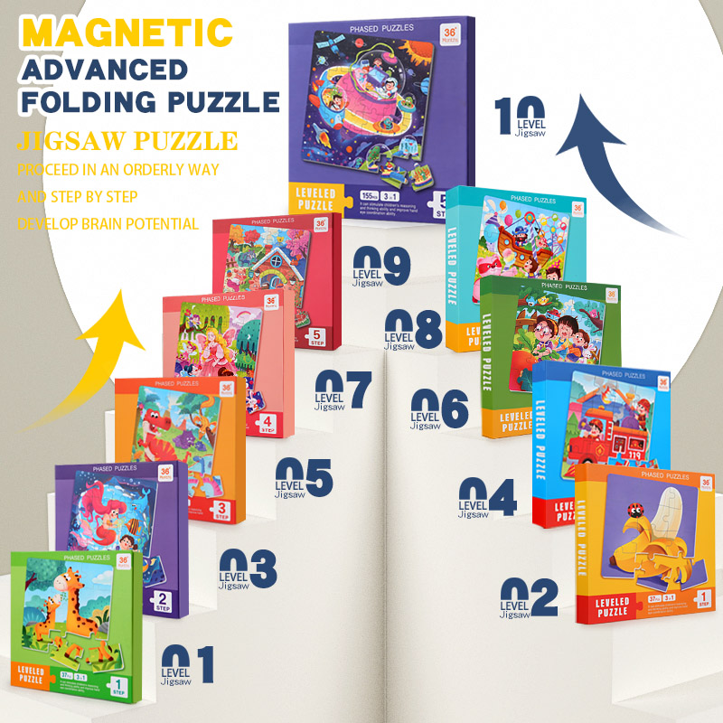 Kids Magnetic Wooden Puzzle Ca - Kids Educational Box avaliação e preço