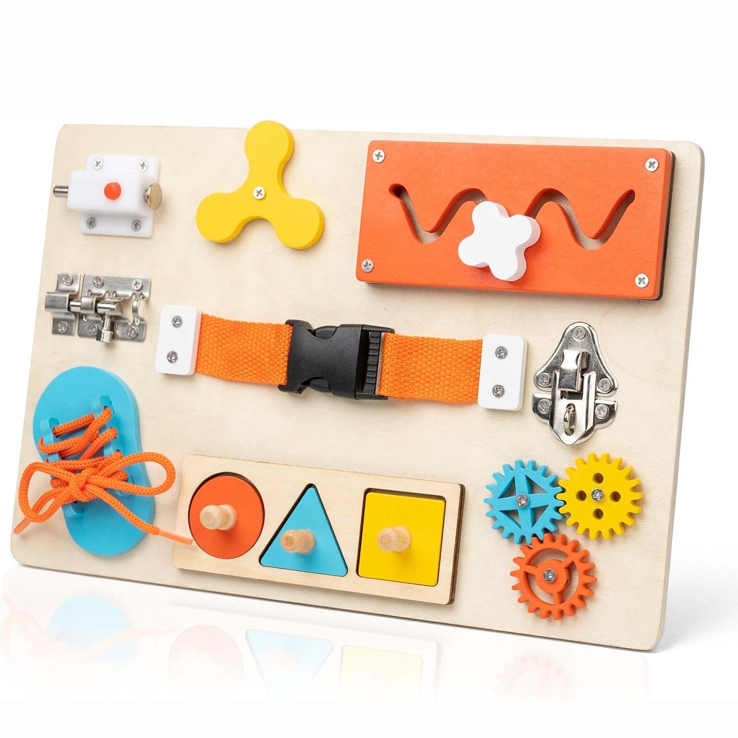 Montessori Busy Board for Todd - Kids Educational Box avaliação e preço
