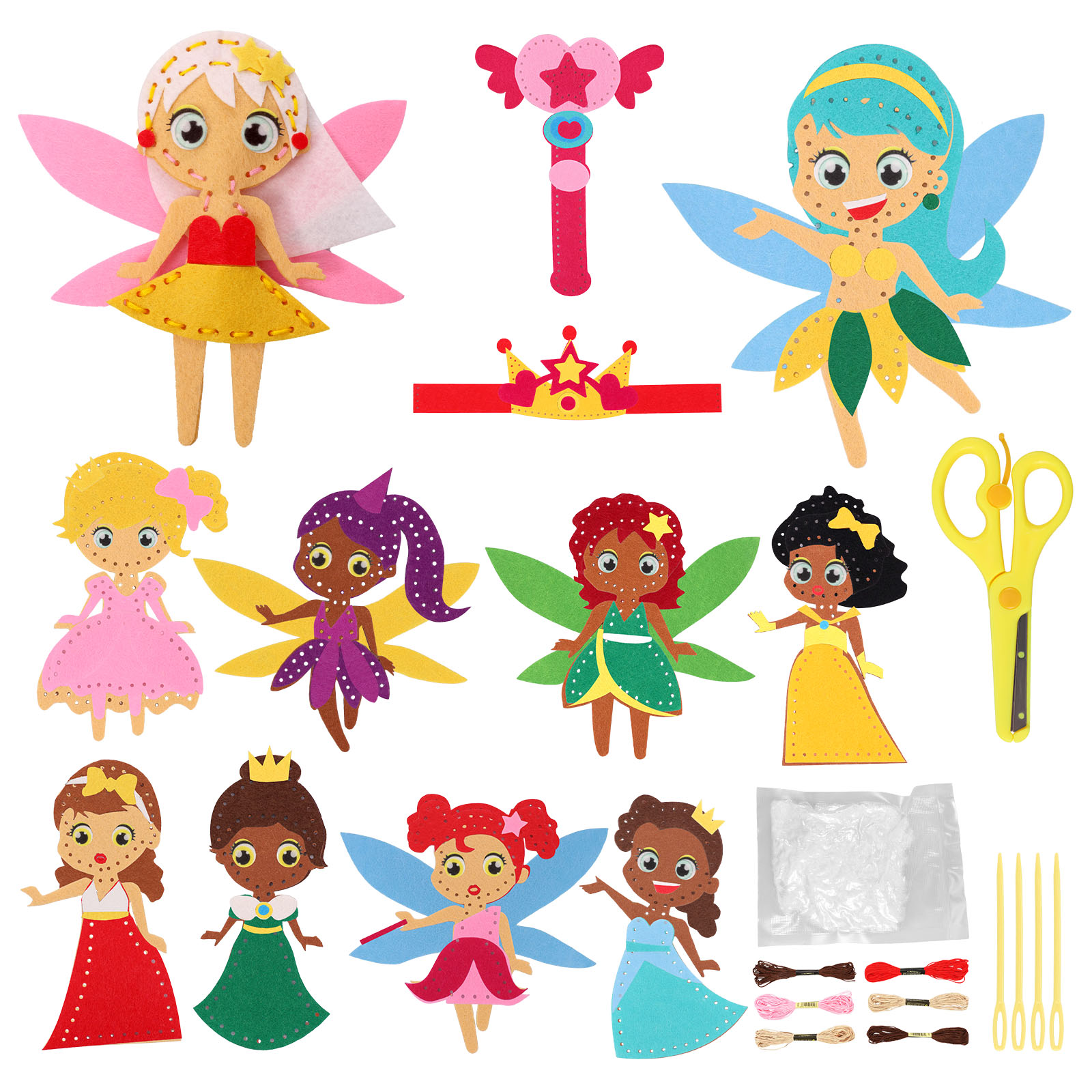 Kids Sewing Kit Complete Begin - Kids Education Meaning avaliação e preço