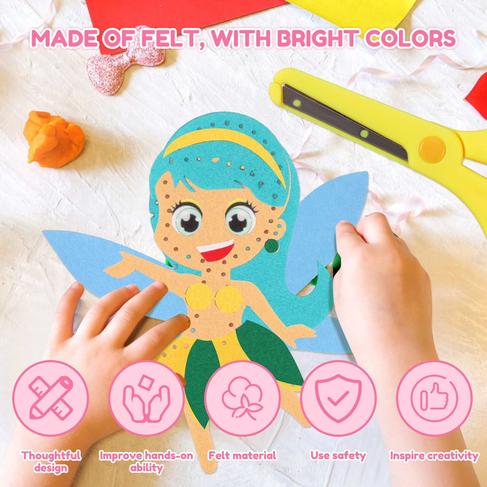 Kids Sewing Kit Complete Begin - Kids Education Meaning avaliação e preço