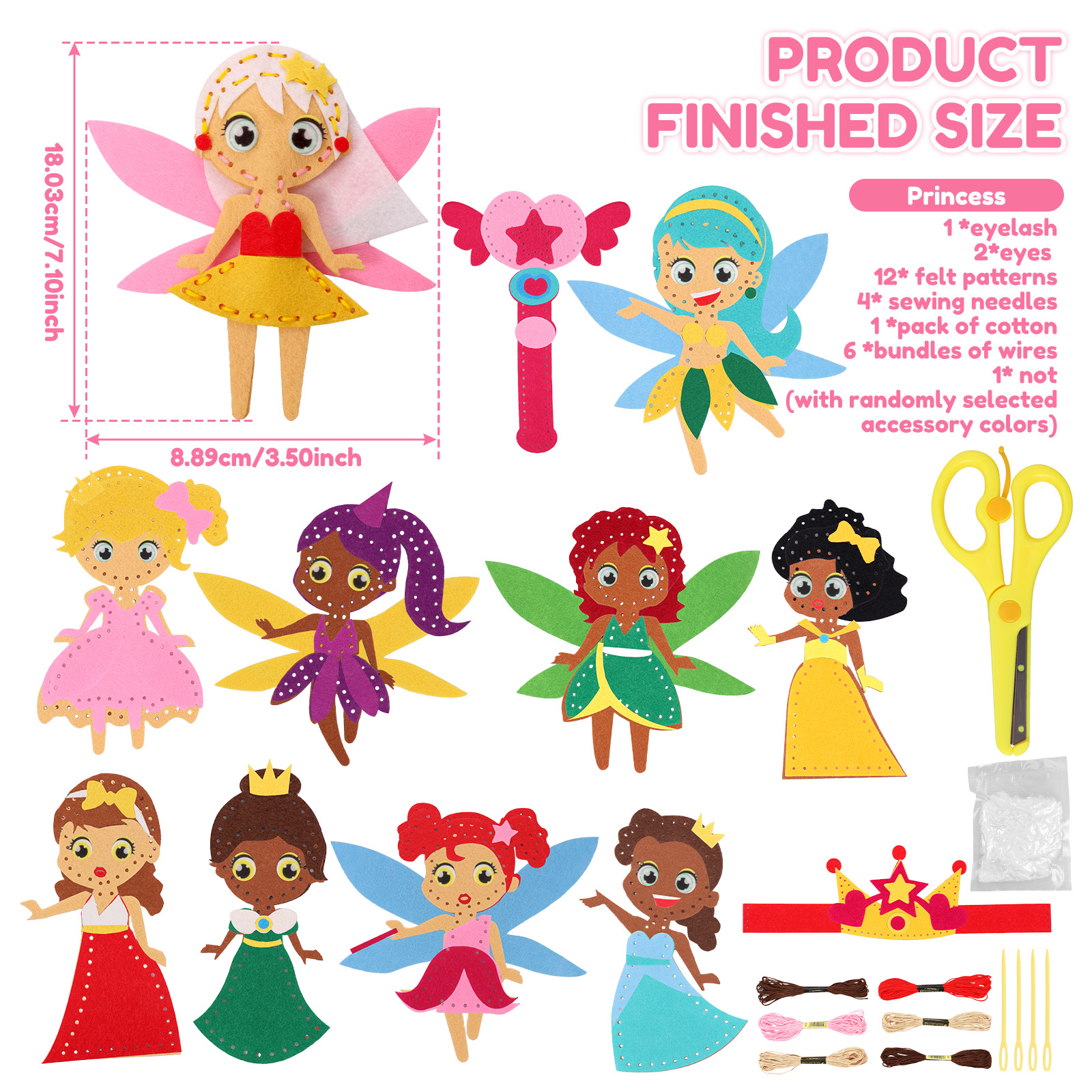 Kids Sewing Kit Complete Begin - Kids Education Meaning avaliação e preço