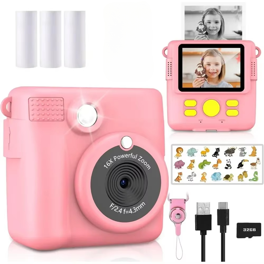 Instant Print Camera for Kids, - Kids Education News avaliação e preço