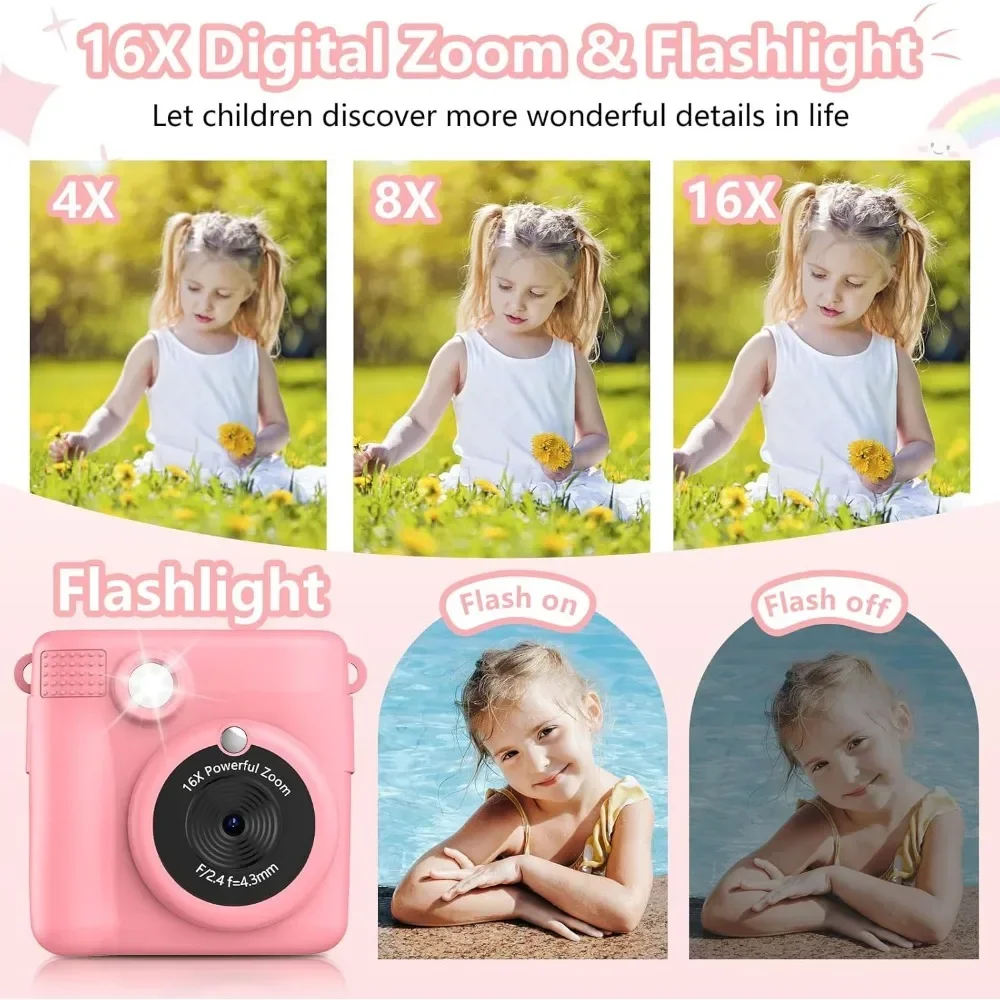 Instant Print Camera for Kids, - Kids Education News avaliação e preço