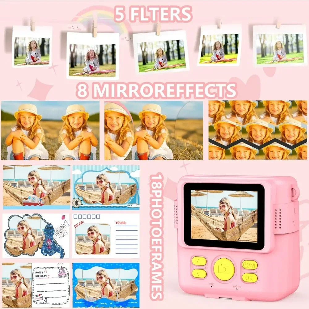 Instant Print Camera for Kids, - Kids Education News avaliação e preço