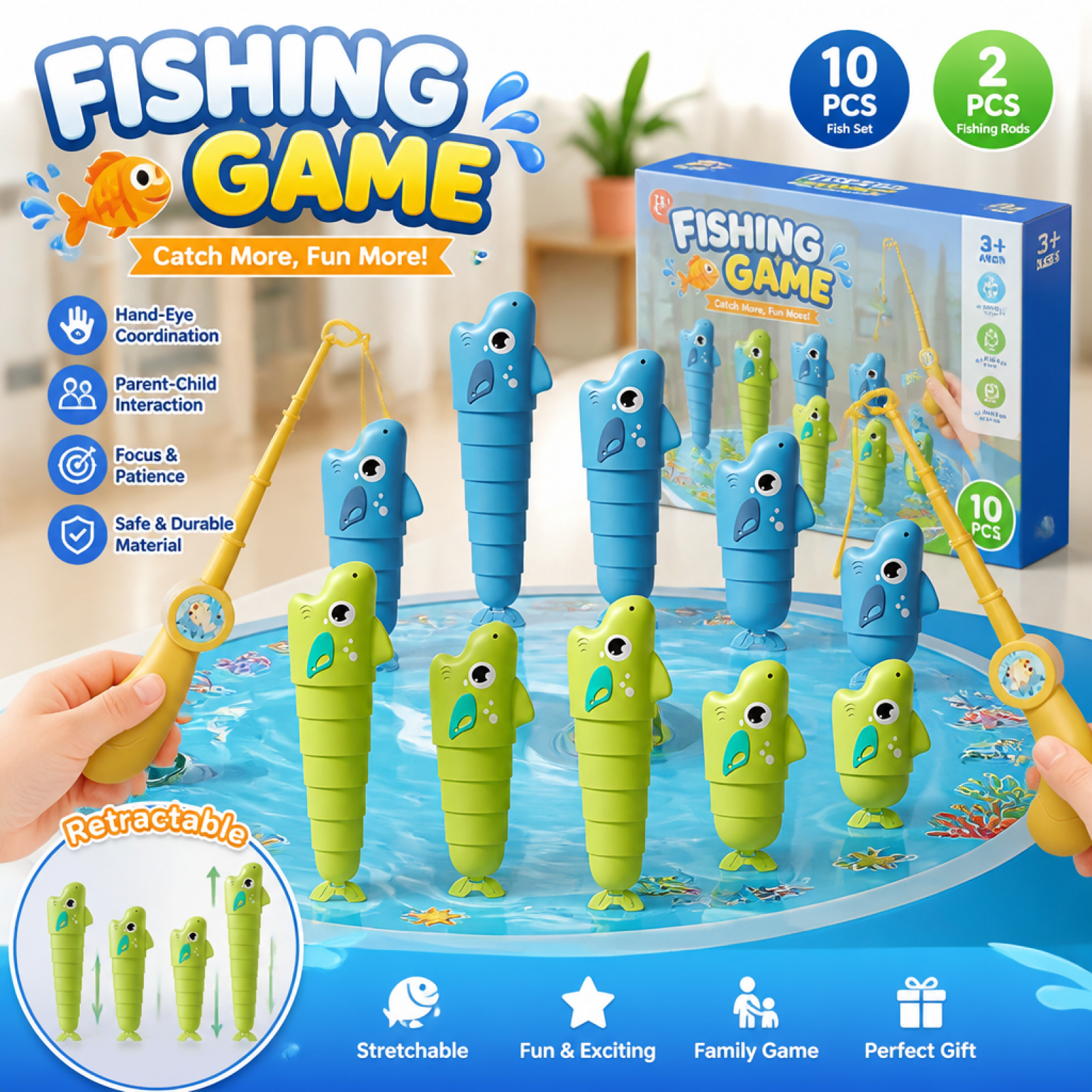 Portable Fishing Toy for Kids  - Kids Education Reels avaliação e preço