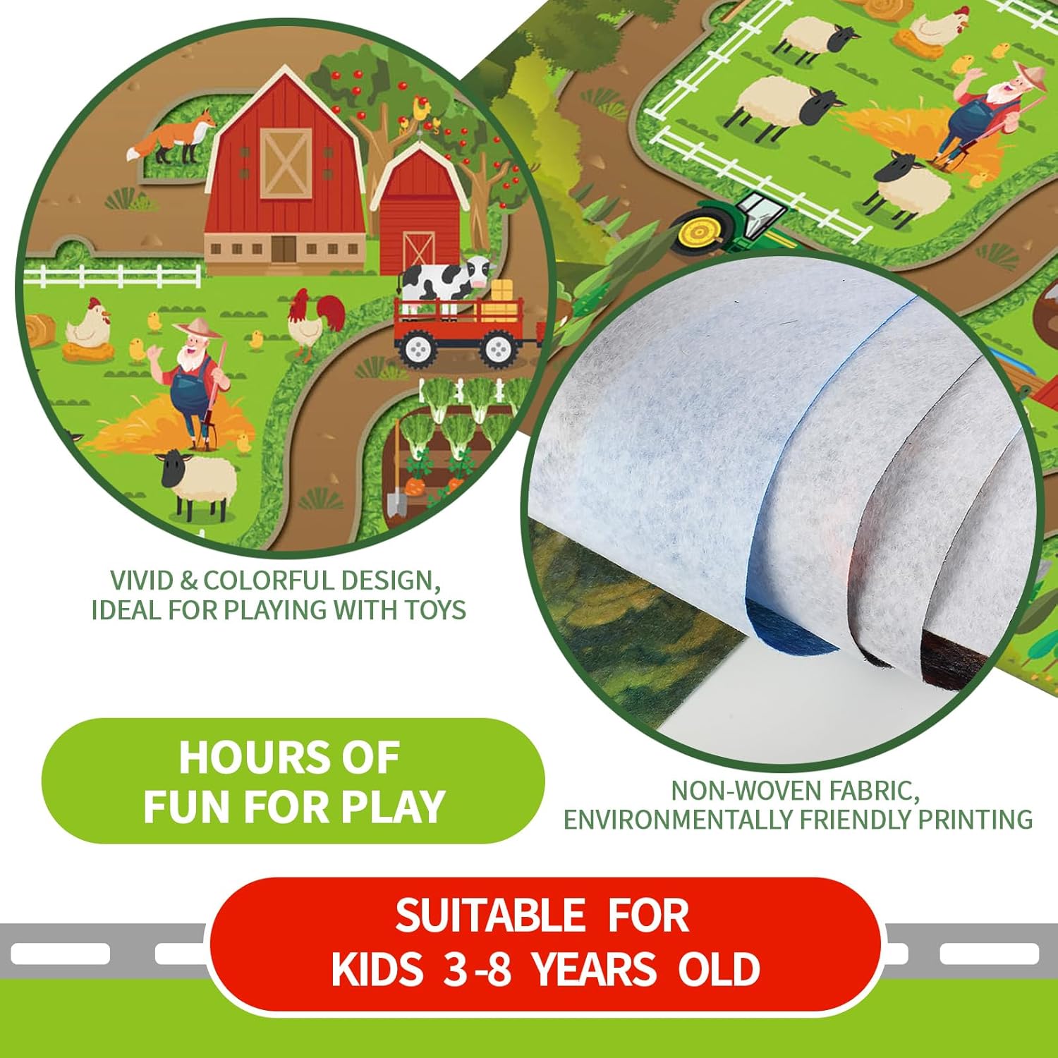 Kids Dream Mat Happy Farm Acti - Kids Education Toy avaliação e preço
