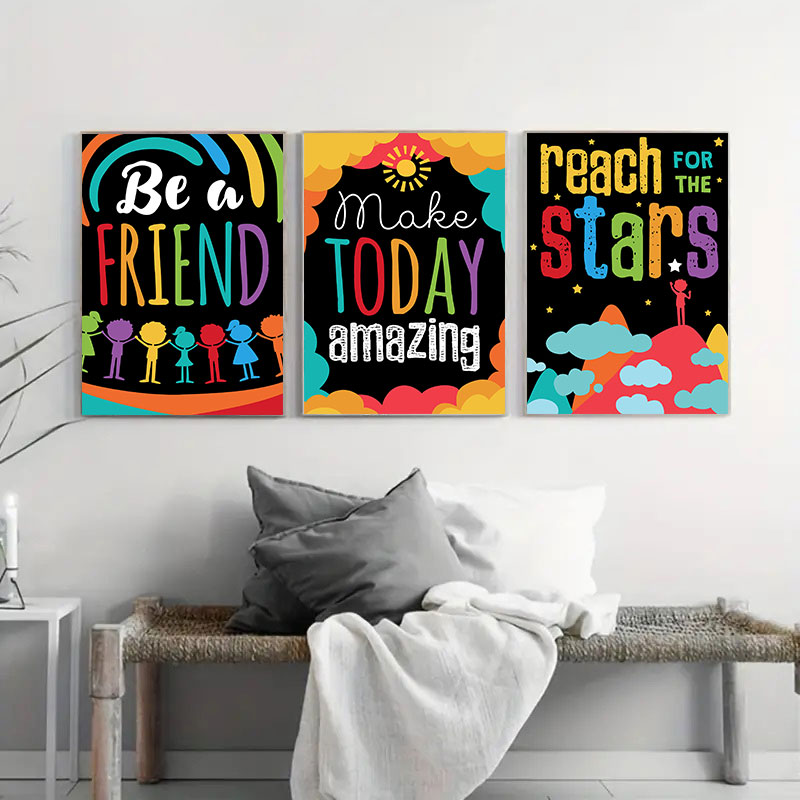 Colorful Cute Dream Big Quotes - Kids Education Quotes avaliação e preço