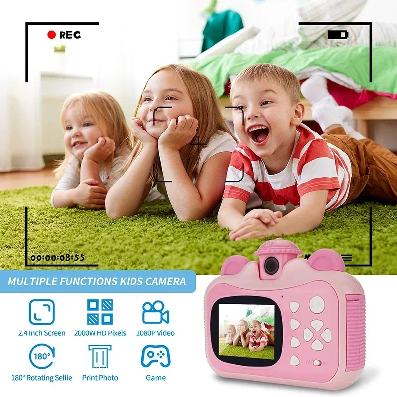 New Instant Print Camera with  - Kids Education News avaliação e preço