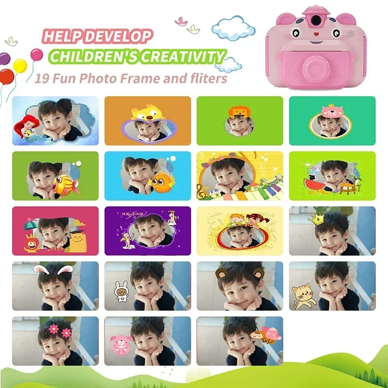 New Instant Print Camera with  - Kids Education News avaliação e preço