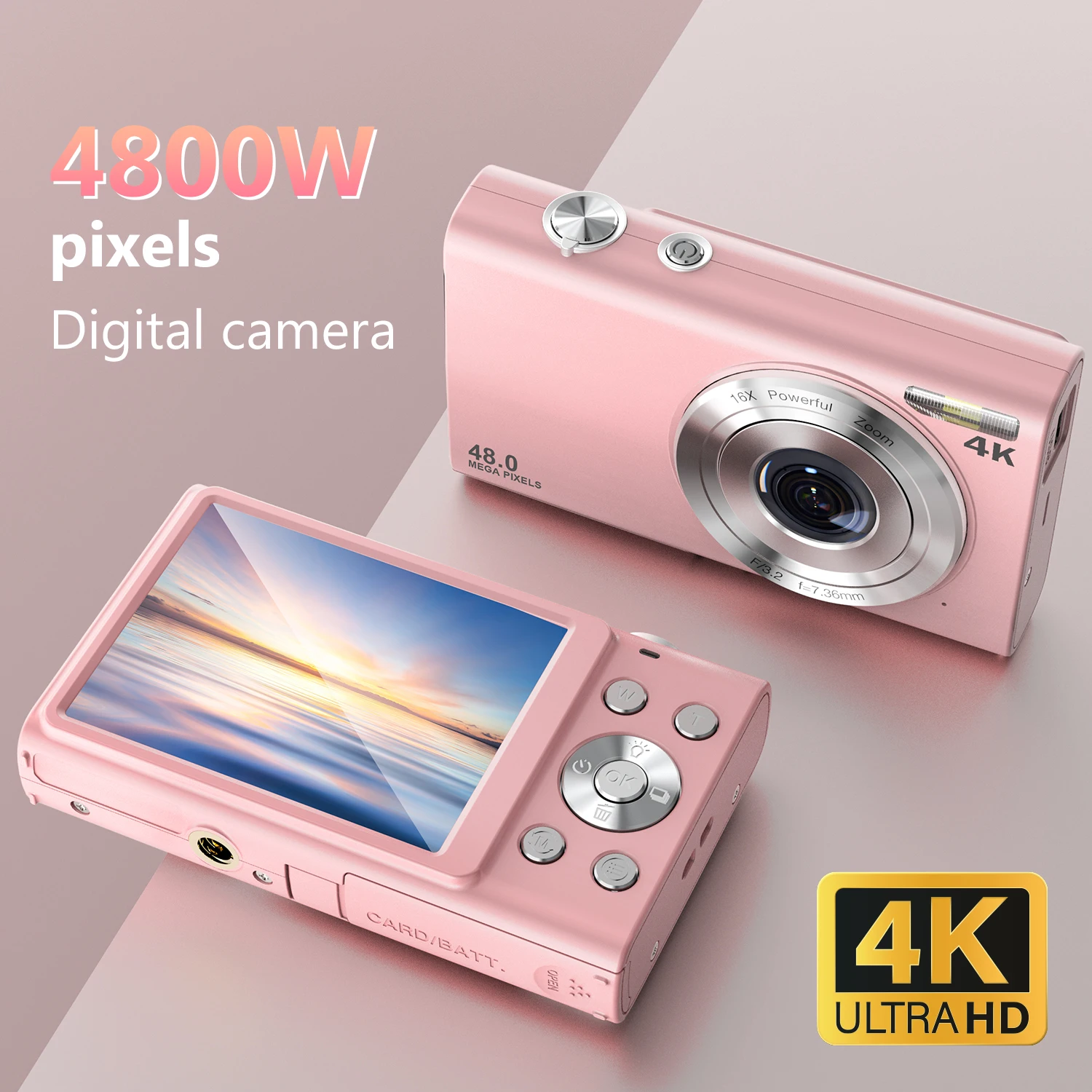 4K Digital Camera HD 48MP Auto - Kids Education News avaliação e preço