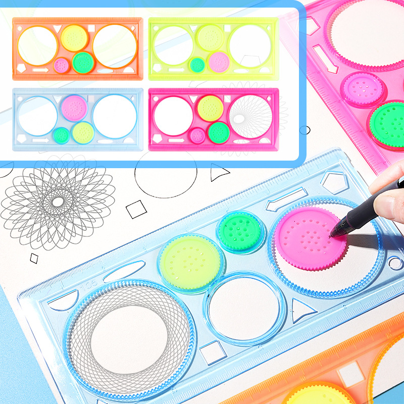 Geometry Spirograph Drawing Ru - Kids Education Template avaliação e preço