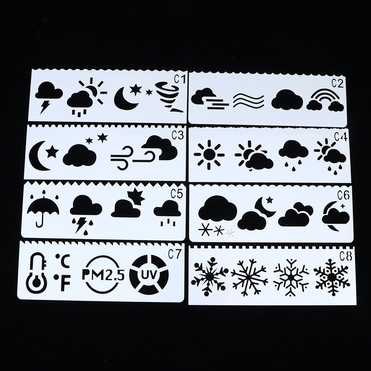 32Pcs Painting Templates for K - Kids Education Template avaliação e preço