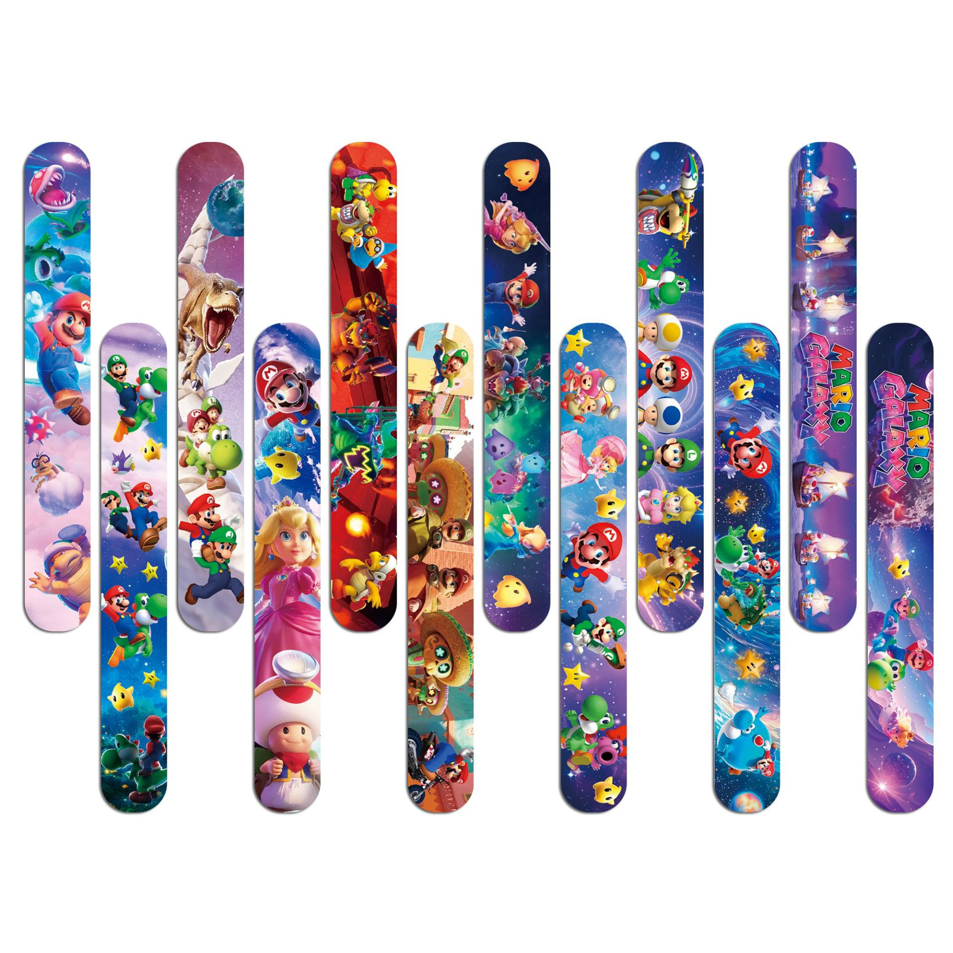 Super Mario PVC Slap Bracelets - Kids Education Toy avaliação e preço