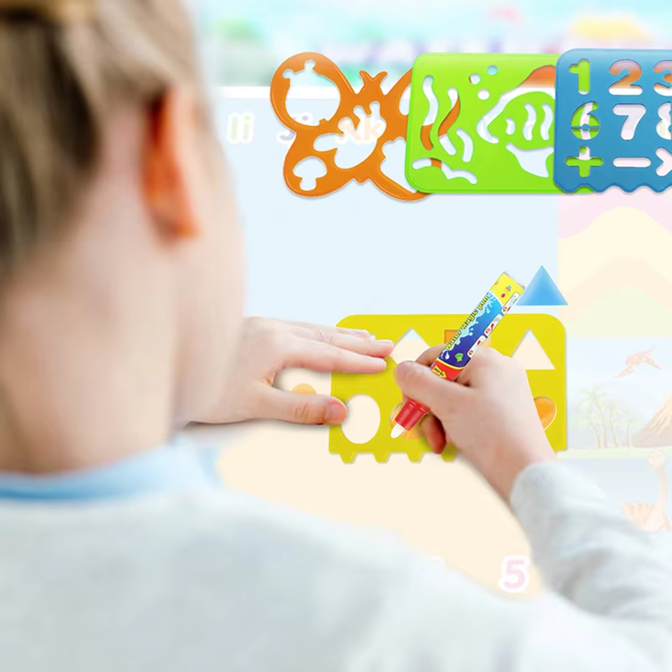 Magic Water Drawing Mat Access - Kids Education Template avaliação e preço